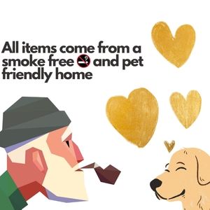 All items come from a smoke free and pet friendly home